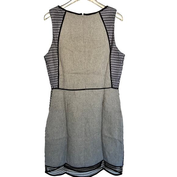 Endless Rose Mesh Panel Bodycon Mini Dress Gray Black – Size Small NWT - Picture 2 of 8